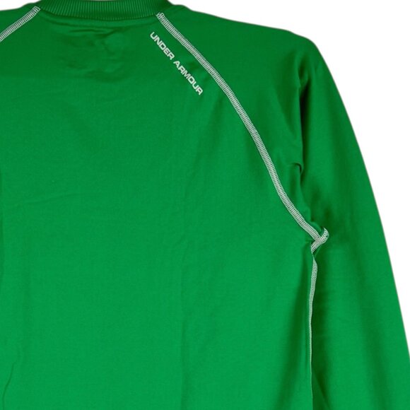 Under Armour Men ColdGear Infrared Green Long-Sleeve Fitted Shirt Size Small NWT - Picture 7 of 12